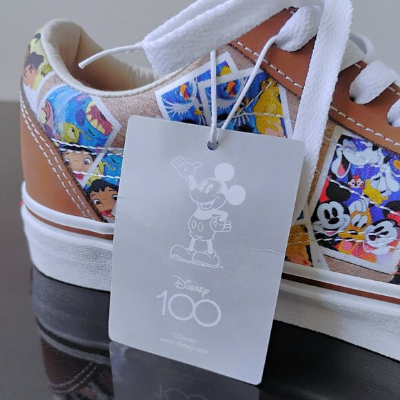 Vans Women's Old Skool Vans X Disney 100th Anniversary Sneaker in Amazing Multi - Picture 7 of 15